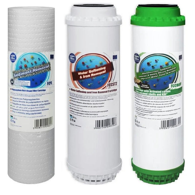 Aquafilter FCPS5 FCCST2 FCCBKDF replacement cartridges set Filter Set Aquafilter