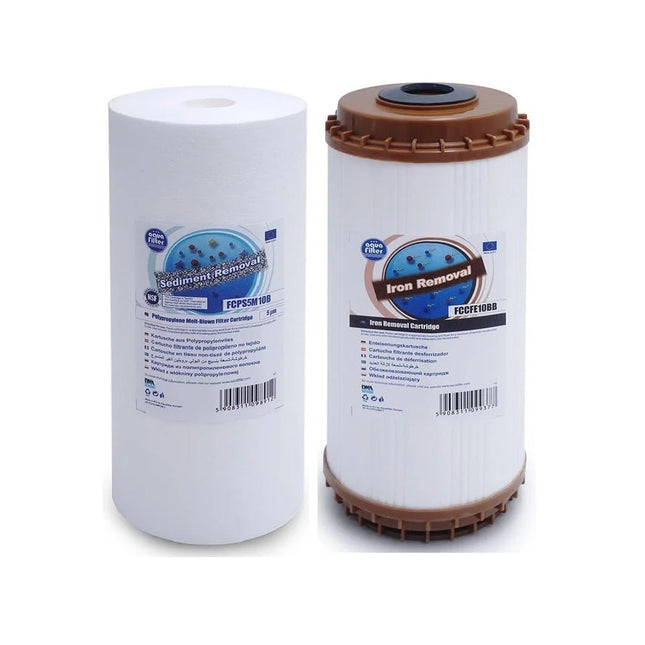 Aquafilter FCPS5M10B FCCFE10BB Big Blue 10" replacement cartridges set Filter Set Aquafilter