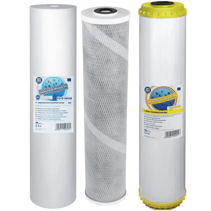 Aquafilter FCPS5M20B FCCBL20BB - G FCCST20B Big Blue 20" replacement cartridges set - GroAqua