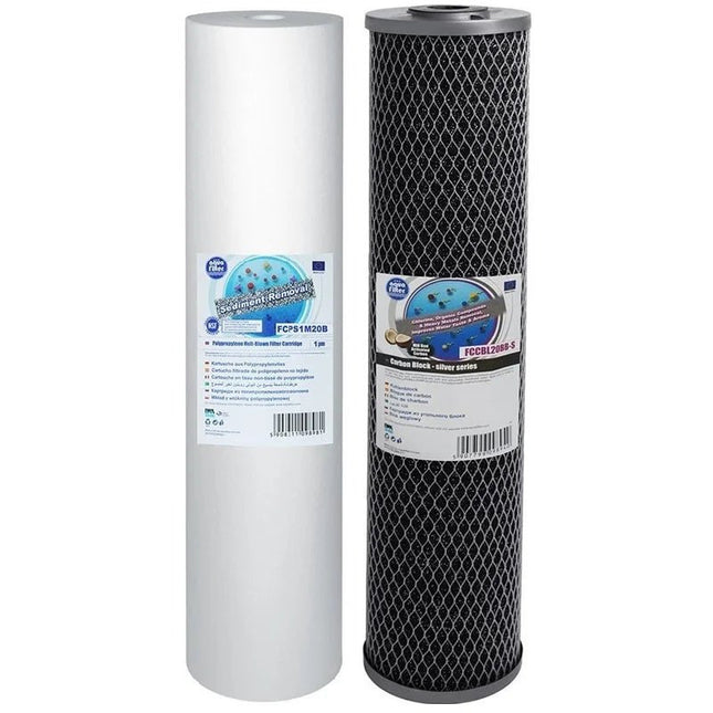 Aquafilter FCPS5M20B FCCBL20BB - S Big Blue 20" replacement cartridges set - GroAqua