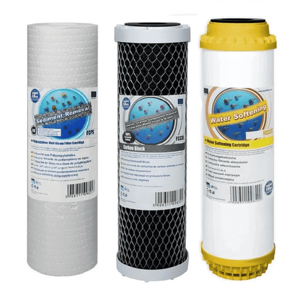 Aquafilter Replacement Filters Whole House Water Purifier Softening 10" - GroAqua