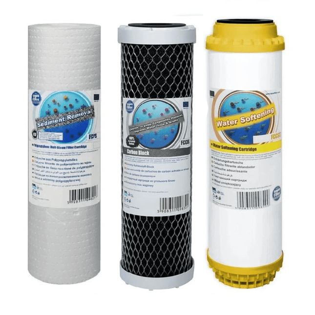 Aquafilter Replacement Filters Whole House Water Purifier Softening 10" - GroAqua