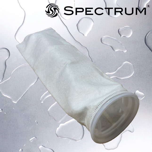SPECTRUM Economic Bag Polyester Size 2 Polypropylene Standard Neck Bag Filter Spectrum 100 Micron  