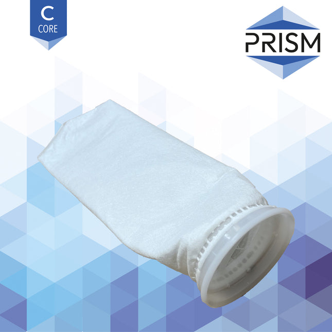 PRISM Size 4 Polyester Bag Filter (Flanged Neck) Bag Filter Prism 25 Micron  