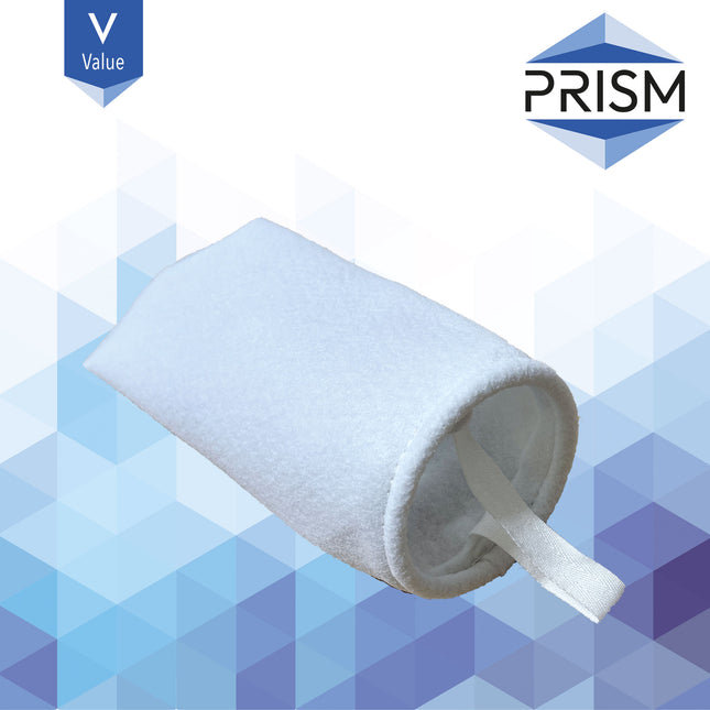 PRISM Size 4 Polyester Bag Filter (Polypropylene Neck) Bag Filter Prism 5 Micron  
