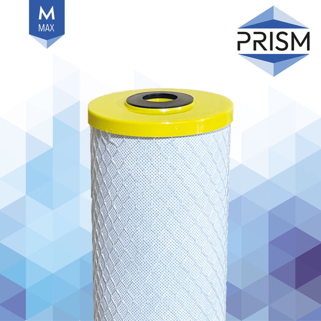 Prism Max Chloramine Carbon Block, 1 Micron 20" Large Diameter Carbon Cartridge Prism   