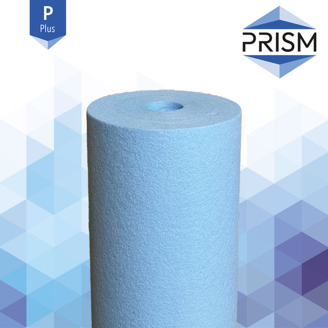 Prism Plus Antimicrobial Spun Polypropylene Filter 5 Micron 10" Large Diameter Spun Cartridge Prism   