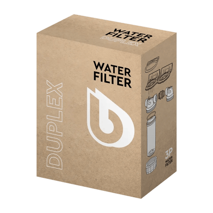 Ecosoft 3P Grey Duplex 10" filter housing, connection 3/4" - GroAqua