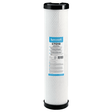 Ecosoft coconut shell carbon block filter, 4.5″×20″ - GroAqua