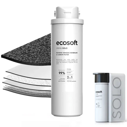 Ecosoft CROSS Solo direct flow reverse osmosis filter - GroAqua