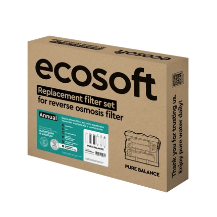Ecosoft PURE Balance annual replacement filter set with membrane - GroAqua