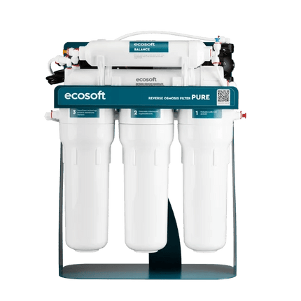 Ecosoft PURE Balance reverse osmosis filter with pump - GroAqua