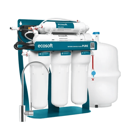 Ecosoft PURE Balance reverse osmosis filter with pump - GroAqua