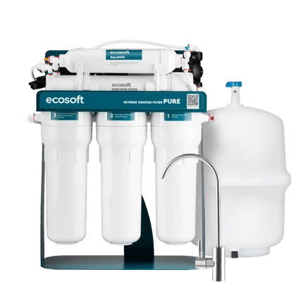Ecosoft PURE Balance reverse osmosis filter with pump - GroAqua