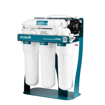Ecosoft PURE Balance reverse osmosis filter with pump - GroAqua