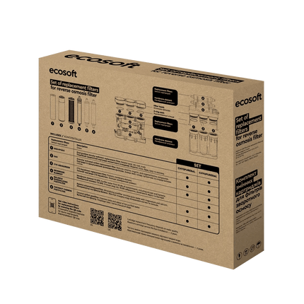 Ecosoft PURE Balance set of 5 replacement filters - GroAqua