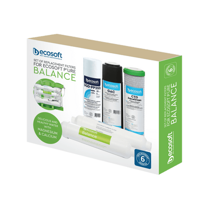 Ecosoft PURE Balance set of 5 replacement filters Filter Set Ecosoft