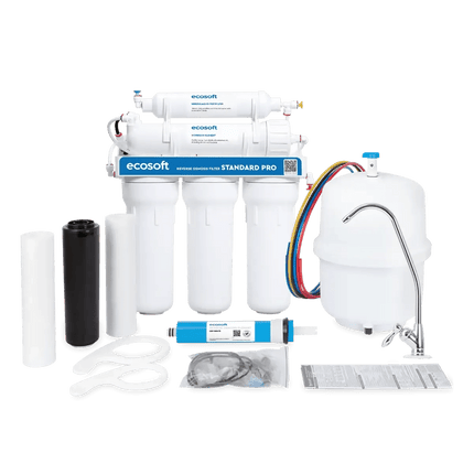 Ecosoft Standard PRO reverse osmosis filter with mineralization - GroAqua