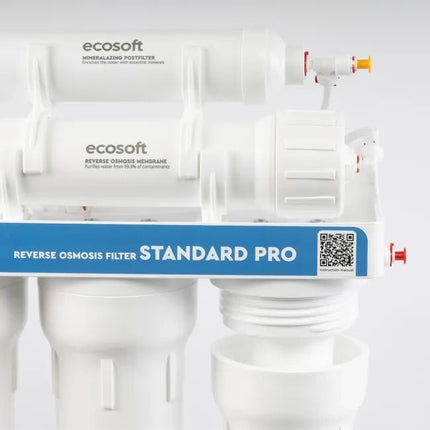 Ecosoft Standard PRO reverse osmosis filter with mineralization - GroAqua