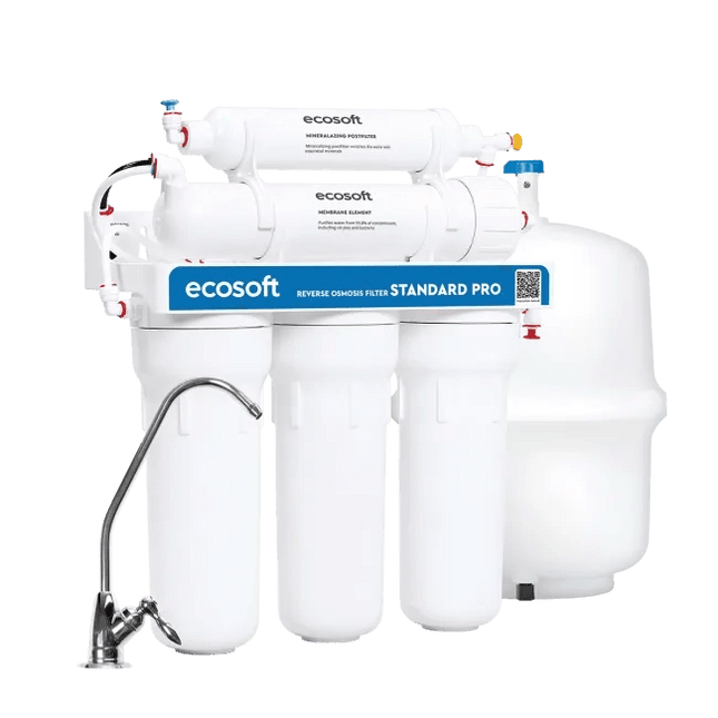 Ecosoft Standard PRO reverse osmosis filter with mineralization - GroAqua