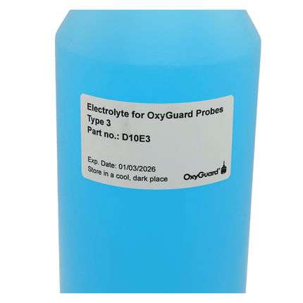 Electrolyte Type 3 for OxyGuard on-line dissolved oxygen sensors 1 Litre Calibration Solution OxyGuard