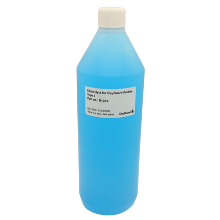 Electrolyte Type 3 for OxyGuard on-line dissolved oxygen sensors 1 Litre Calibration Solution OxyGuard