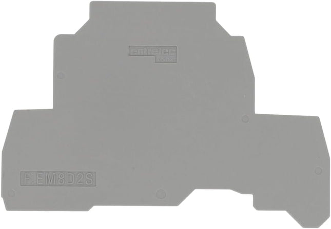 Entrelec FEM Series End Cover for Use with DIN Rail Terminal Blocks Accessory Entrelec