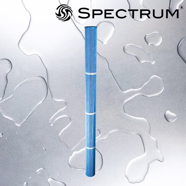 SPECTRUM Antimicrobial Economic Pleat Polyester Filter 5µm 40" Sediment Cartridge Spectrum