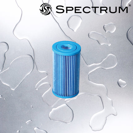 SPECTRUM Antimicrobial Economic Pleat Polyester Filter 5µm 4 7/8" Sediment Cartridge Spectrum