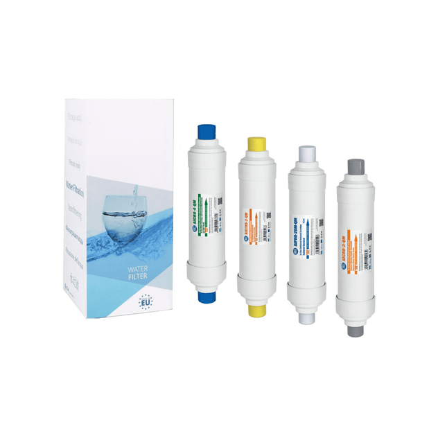 EXCITO-B-CLR-CRT – A set of 4 replaceable in-line cartridges Filter Set Aquafilter