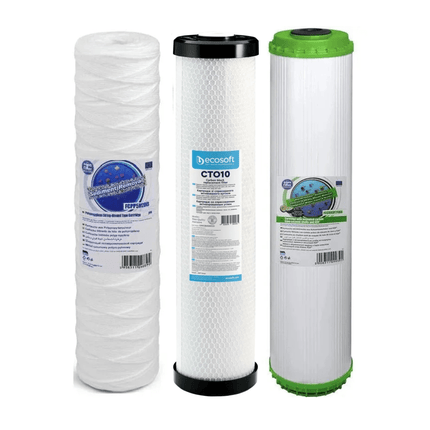 FCPP5M20B CHVCB4520ECO FCCBKDF20B Big Blue 20" replacement cartridges set - GroAqua