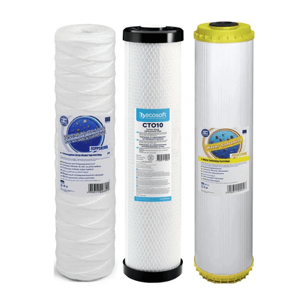 FCPP5M20B CHVCB4520ECO FCCST20B Big Blue 20" replacement cartridges set - GroAqua