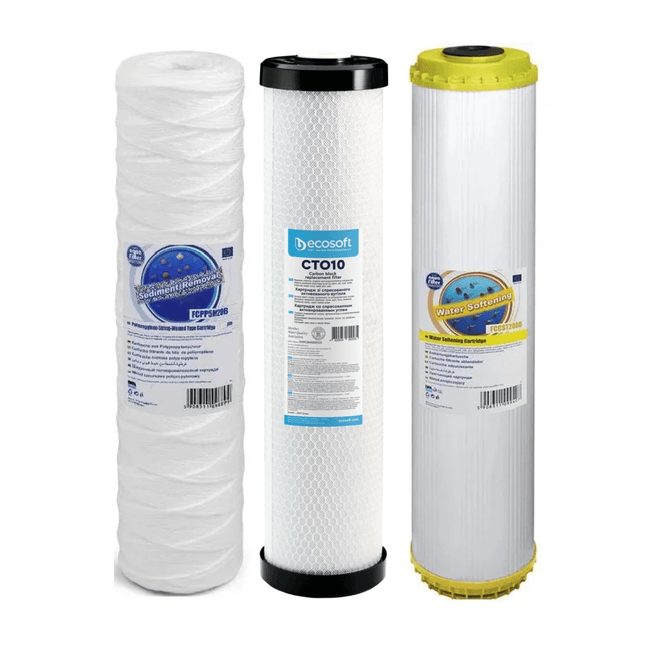 FCPP5M20B CHVCB4520ECO FCCST20B Big Blue 20" replacement cartridges set - GroAqua