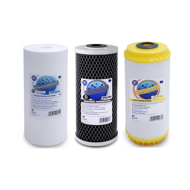 Aquafilter Set Replacement Filters Water Purifier Softener 10" Big Blue Filter Set Aquafilter   