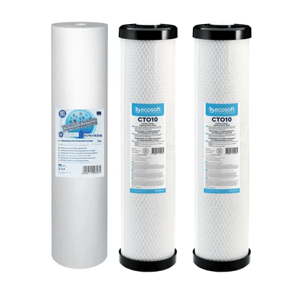 FCPS5M20B 2x CHVCB4520ECO Big Blue 20" replacement cartridges set - GroAqua