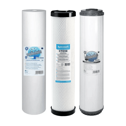 FCPS5M20B CHVCB4520ECO FCCA20B Big Blue 20" replacement cartridges set - GroAqua