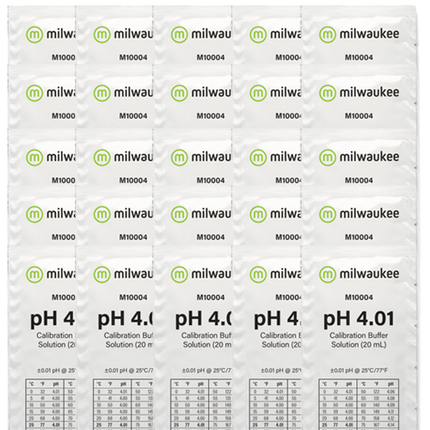 25pk Milwaukee M10007B pH 7.01 Calibration Solution Sachet Accessory Milwaukee   