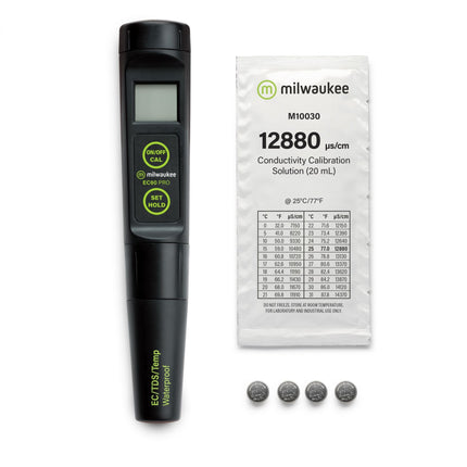 Milwaukee EC60 PRO Waterproof 3-in-1 EC / TDS/Temp Tester with Replaceable Probe TDS Meter Milwaukee