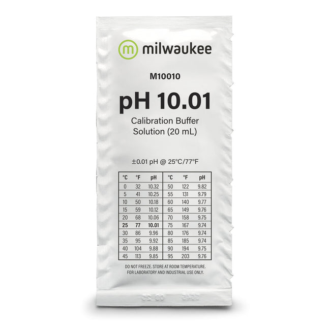 Milwaukee M10010B pH 10.01 Calibration Solution Sachet Sachet Milwaukee