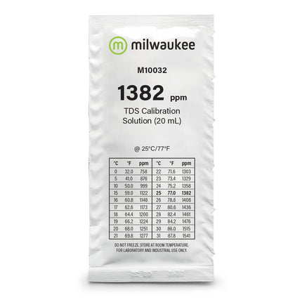 Milwaukee M10032B 1382 ppm TDS Calibration Solution Sachet Sachet Milwaukee