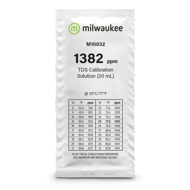 Milwaukee M10032B 1382 ppm TDS Calibration Solution Sachet Sachet Milwaukee