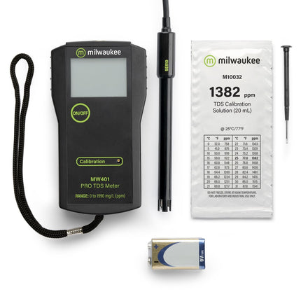 Milwaukee MW401 PRO Low Range Total Dissolved Solids Meter Handheld Meter Milwaukee