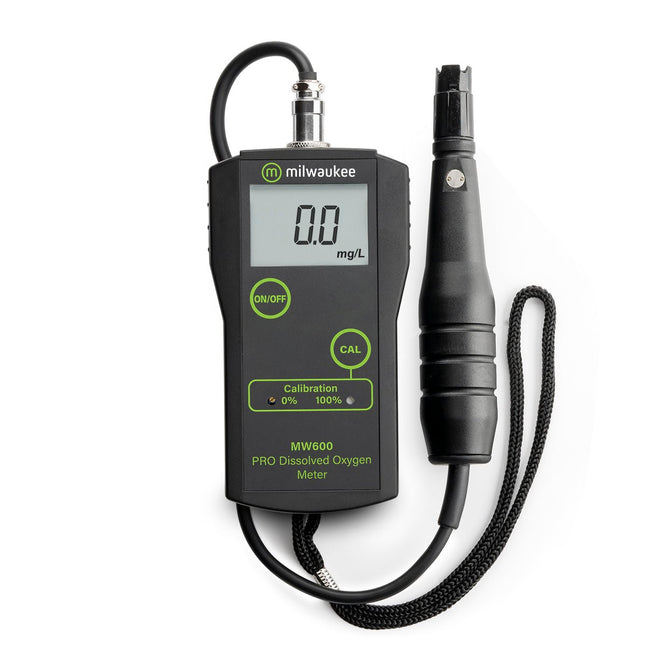 Milwaukee MW600 PRO Dissolved Oxygen Meter (includes calibration solutions) Pocket Tester Milwaukee