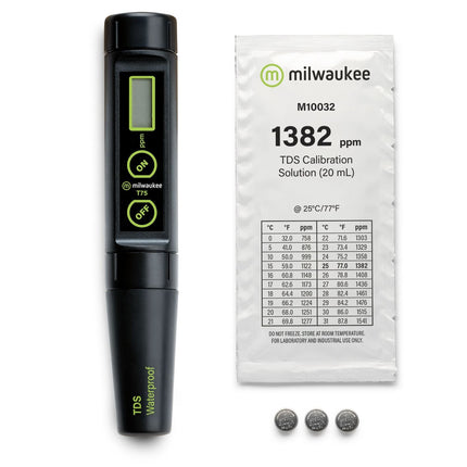 Milwaukee T75 Waterproof Low Range Total Dissolved Solids Pen (TDS) (FBA) Handheld Meter Milwaukee