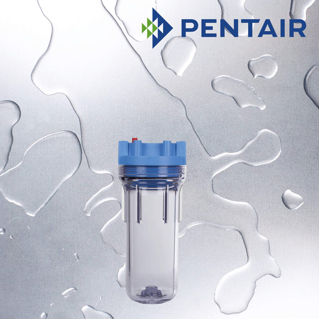 Pentair 10" Clear Housing 1" With Pressure Release Filter Housing Pentair   