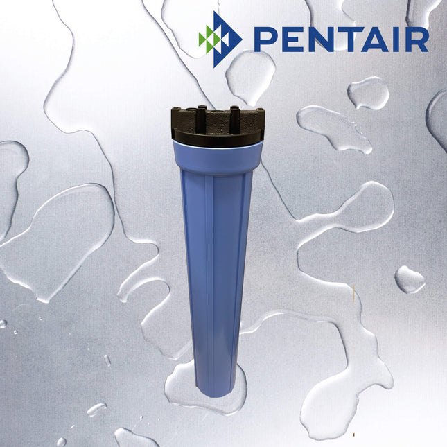 PENTAIR 20" Slimline Blue Housing 1/2" Ports without Pressure Release Filter Housing Pentair   