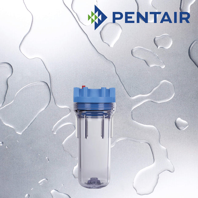 PENTAIR 10" Clear Housing 3/4" with Pressure Release Filter Housing Pentair