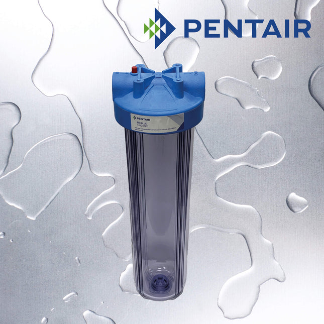 Pentair Big Blue 20" Clear Housing 1" NPT - GroAqua