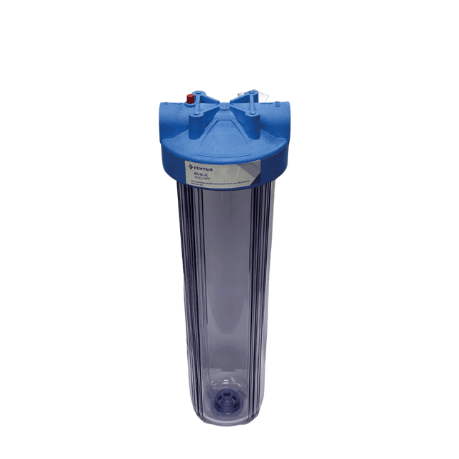 Pentair Big Blue 20" Clear Housing 1" NPT - GroAqua