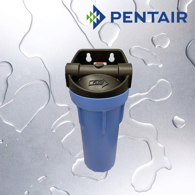 PENTAIR NO10 3G Blue Housing 3/4'' Integral Bracket Meter Mount With Pressure Release Filter Housing Pentair